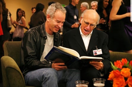 John McEnroe with David in season six.