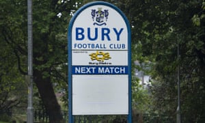 Bury ha sido expulsado del EFL.