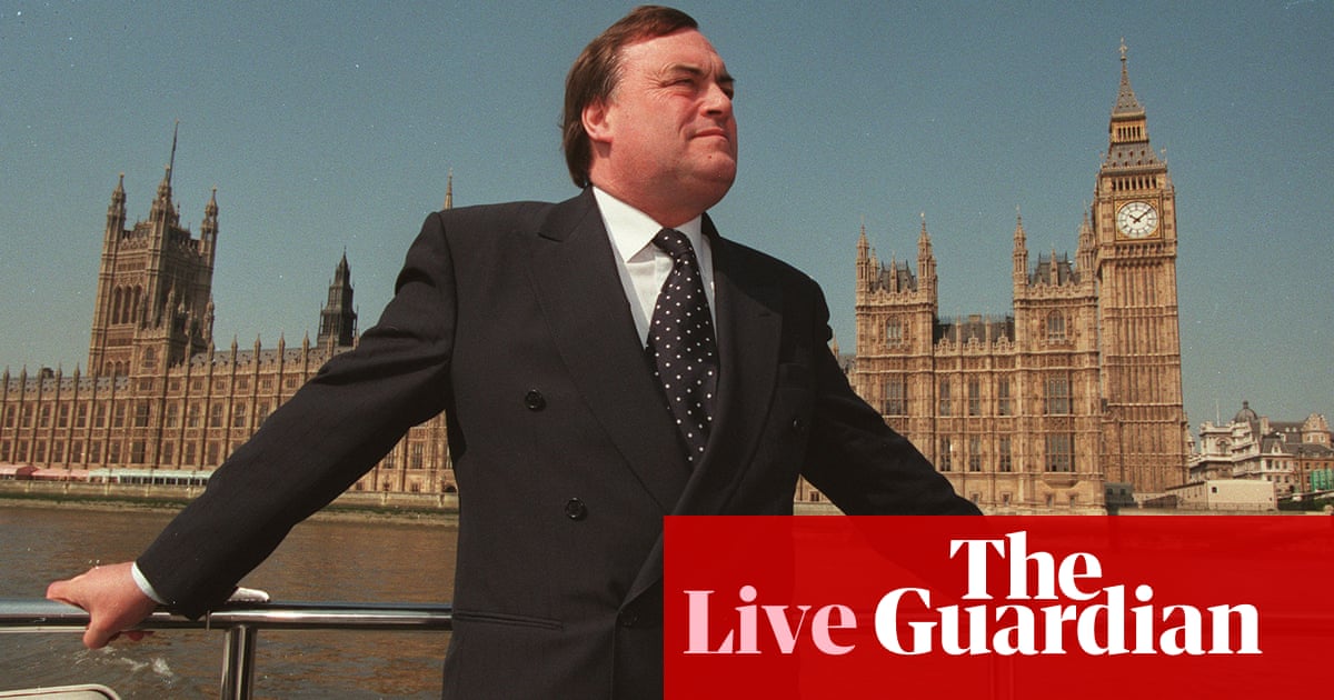 John Prescott, Labour deputy prime minister under Tony Blair, dies aged 86 – UK politics live John Prescott, Labour deputy prime minister under Tony Blair, dies aged 86 – UK politics live