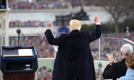 Donald Trump lors de son investiture le 20 janvier 2017