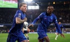 Fernández lifts Chelsea into top four as Tottenham fans turn on Postecoglou