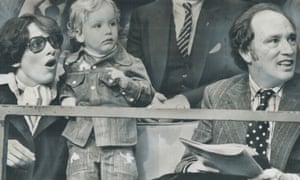 Two-year-old Justin Trudeau with parents