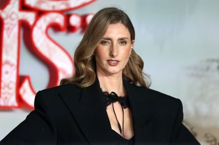 Bradford-born Jessica Knappett, who plays Mrs Burton in Wuthering Heights, at the film’s UK premiere in Leicester Square on 5 February.