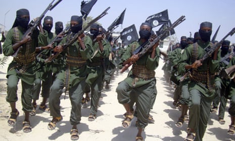 Al-Shabab fighters outside Mogadishu, Somalia, in 2011