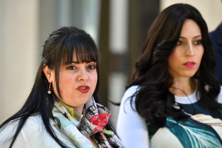 AllDassi Erlich (left) and Nicole Meyer allege school principal Malka Leifer sexually abused them at the Adass Israel School in Melbourne.