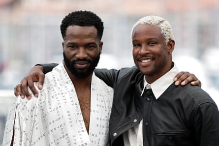 My Father’s Shadow review – subtle and intelligent coming-of-age tale set in 1993 Nigeria Akinola Davies Jr and Sope Dirisu in Cannes.