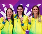 Mollie O’Callaghan outgunned as Australia extends Glasgow swimming gold rush