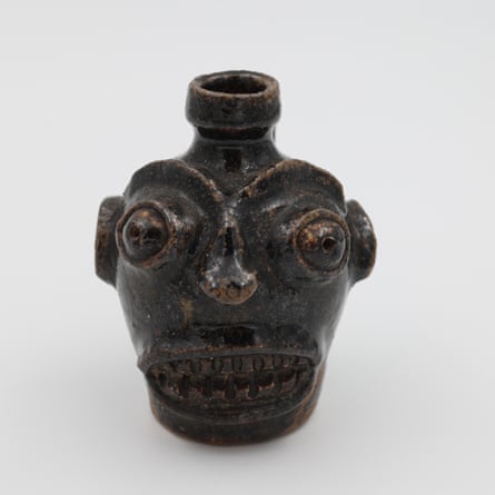 Face jug, unknown maker c.1850.
