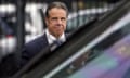 Andrew Cuomo<br>FILE - New York Gov. Andrew Cuomo prepares to board a helicopter after announcing his resignation, on Aug. 10, 2021, in New York. Cuomo won't face criminal charges after a female state trooper said she felt “completely violated” by his unwanted touching at an event at Belmont Park in September 2019, a Long Island prosecutor said Thursday, Dec. 23, 2021. Acting Nassau County District Attorney Joyce Smith said in a statement that an investigation found the allegations against Cuomo “credible, deeply troubling, but not criminal under New York law.” (AP Photo/Seth Wenig, File)