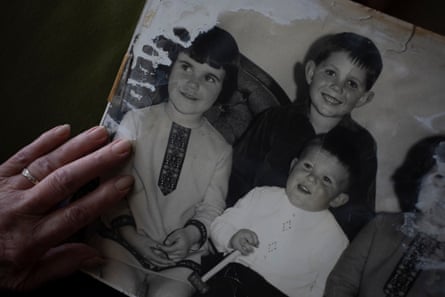 Christine Halpin (far left in the picture) as a young girl