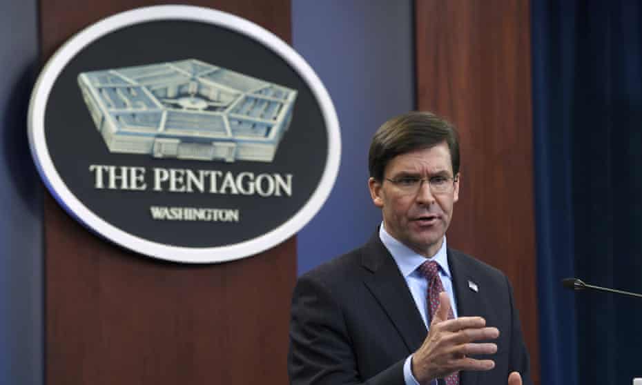 The US defence secretary, Mark Esper, played himself in the war game in which US forces responded to a Russian nuclear attack with a ‘limited’ nuclear response of their own.
