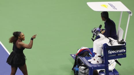 Serena Williams calls umpire a 'liar' and 'thief' as Naomi Osaka wins US Open final – video