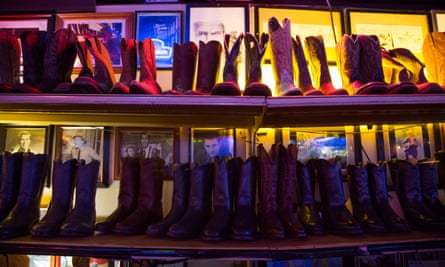 Inside Robert’s Western World after Trump’s rally in Nashville, Tennessee.