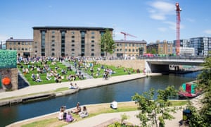 The Granary Square ‘Pops’ in London’s King’s Cross is one of the largest open-air spaces in Europe.