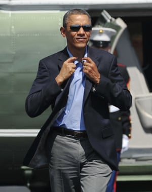 obama looking cool