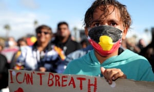 Protesters participate in a Black Lives Matter rally at Langley Park in Perth, Saturday, June 12, 2020. The protest is to raise awareness of Aboriginal Deaths in Custody. (AAP Image/Richard Wainwright) NO ARCHIVING