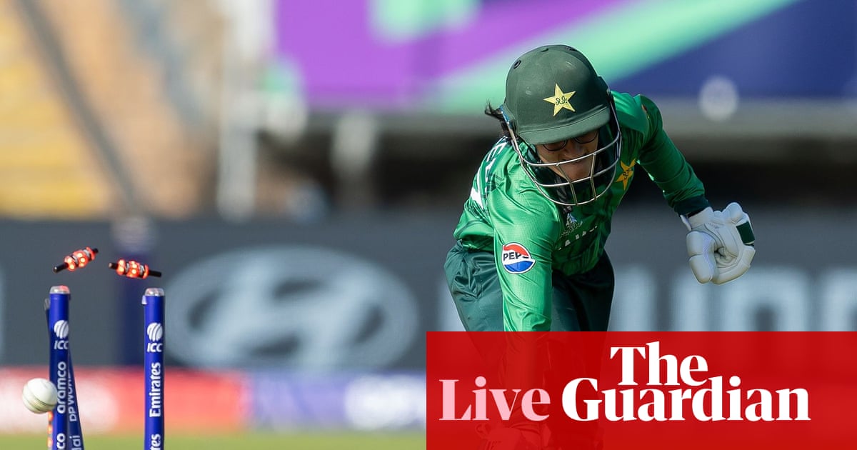 Women’s T20 World Cup: India v Pakistan – live