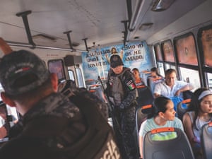 Mexico; Guerrero; Acapulco; 2018 Federal police patrolling the once touristic city of Acapulco.