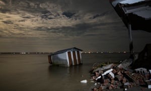 Area affected by high water, Bangladesh