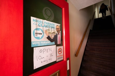 Reform poster on a door