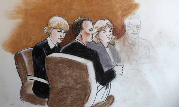 Taylor Swift courtroom sketch