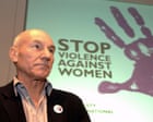 ‘His honesty gave courage to survivors’: domestic abuse charities praise Patrick Stewart’s legacy