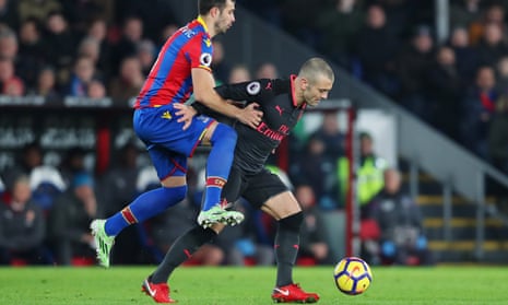 Jack Wilshere’s beautiful pass set up Alexis Sánchez to score Arsenal’s third goal, and capped off a wonderful performance from the rejuvenated midfielder.