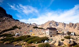 The Refugio Frey climbing hut, Argentina