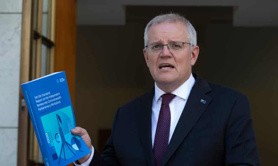 Australian prime minister Scott Morrison