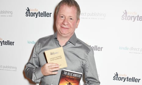  David Leadbeater with his Kindle Storyteller award.