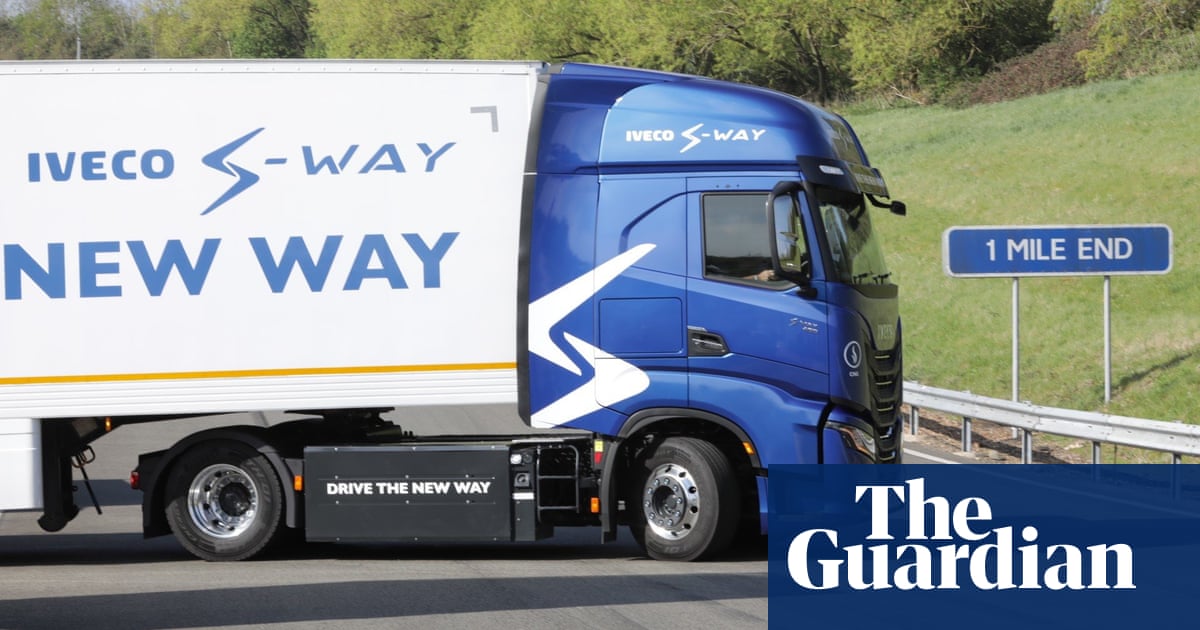 ‘This really is the future’: HGV manufacturers race to decarbonise trucks