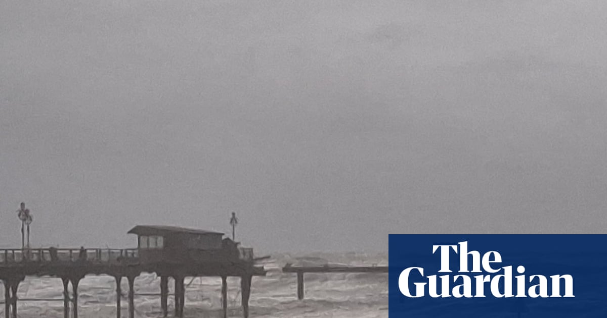 Storm Ingrid washes away part of Teignmouth’s historic pier