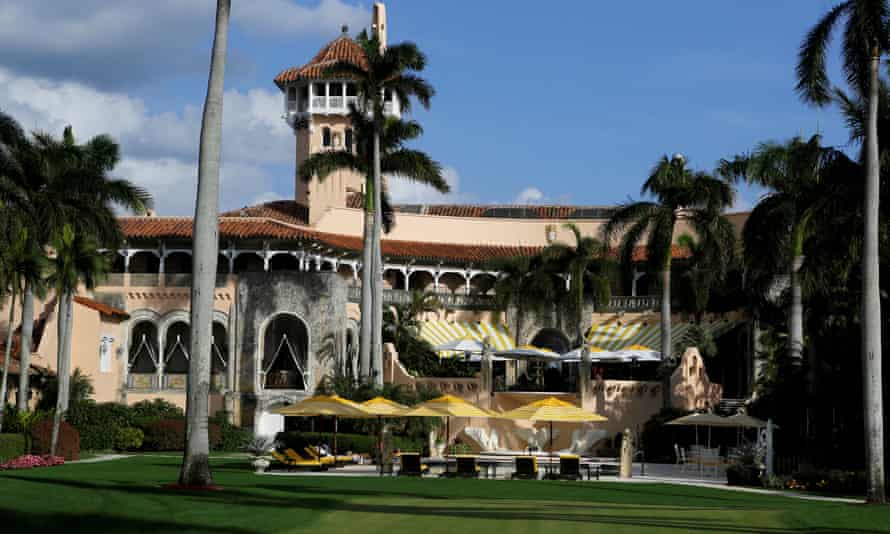 Trump’s Mar-a-Lago estate in Palm Beach ... were the nursery tiles really made by Walt Disney?Photograph: Joe Skipper/Reuters