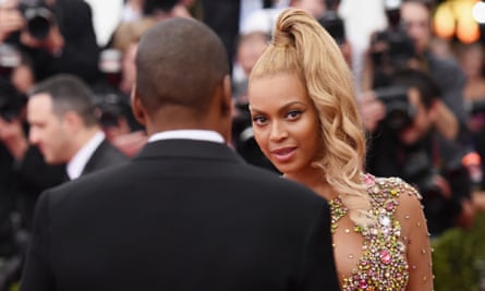 Beyoncé and Jay Z at the Met Gala in New York.