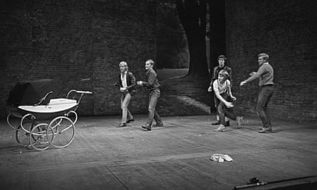 Saved by Edward Bond at the Royal Court theatre, London, 1969. When the play was first shown in 1965, the lord chamberlain demanded cuts to the text.