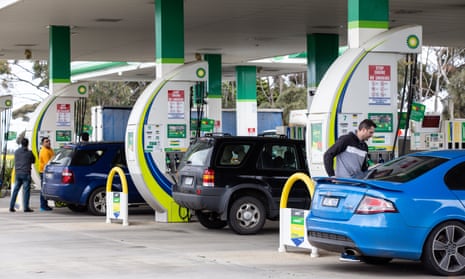 Pumps at a Melbourne petrol station