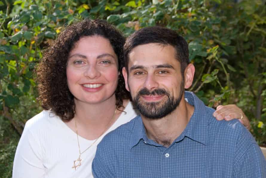 Ruth and David, who met at a pot luck dinner.