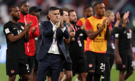 John Herdman and his team pay tribute to Canada fans after their loss to Croatia