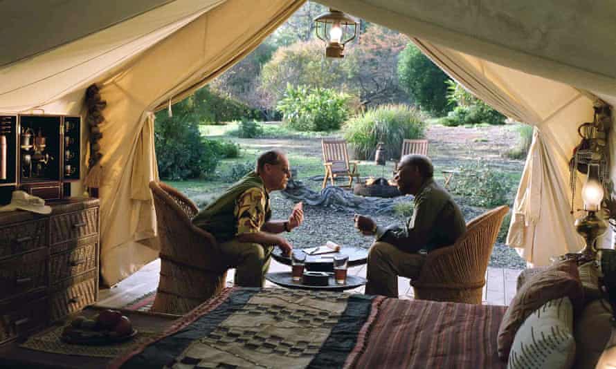 Jack Nicholson and Morgan Freeman in the 2007 film The Bucket List.