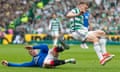 John Lundstram earns a red card during Rangers’ 2-1 defeat at Celtic earlier this month.