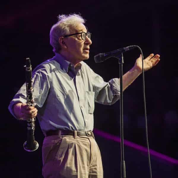 Woody Allen and his clarinet at the Royal Albert Hall