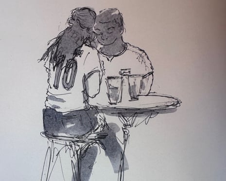 More England fans at the Old Blue Last by Keith Williams.