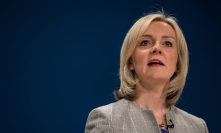 Liz Truss at the Tory party conference
