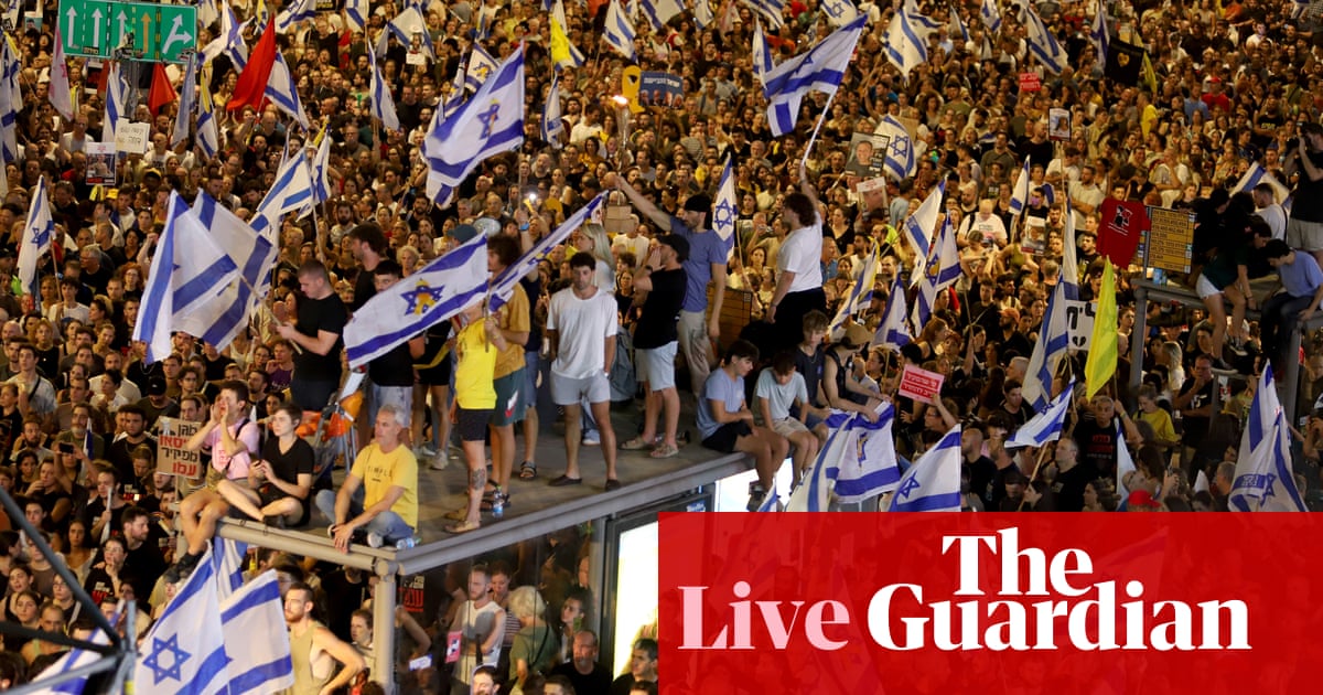 Israel-Gaza war live: Nationwide general strike in Israel amid public anger over hostage deaths and failed ceasefire talks