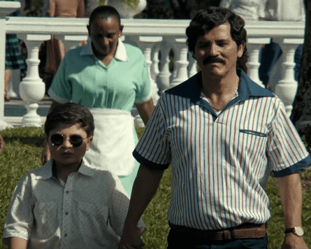 John Leguizamo as Pablo Escobar in Dear Killer Nannies.