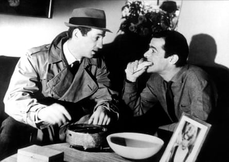 Jean-Paul Belmondo and Serge Reggiani in Jean-Pierre Melville’s Le Doulos (The Finger Man), 1962.