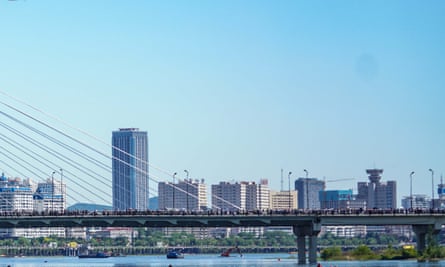 Jilin city in north-east China, where four US academics were stabbed on Monday.