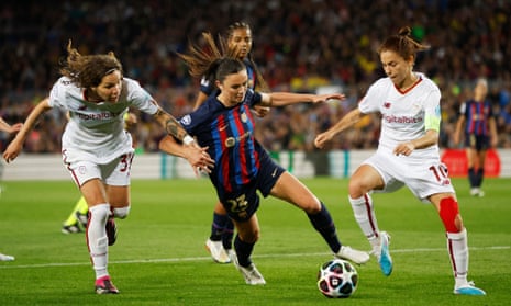 Roma 0-1 Barcelona: Women's Champions League quarter-final – as it happened, Women's Champions League