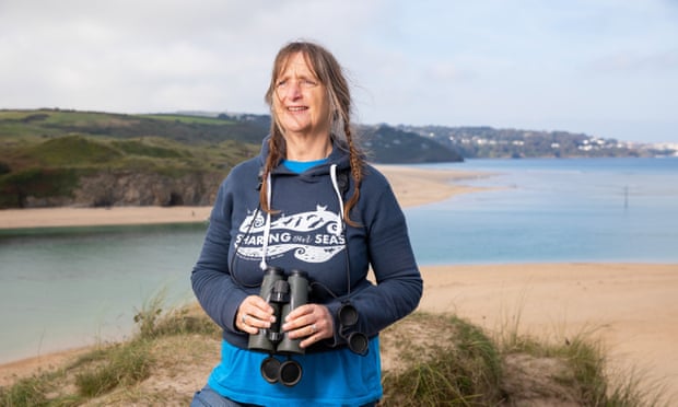 Kayaks, drones, now paddleboards: the ‘silent’ sports that threaten seals Sue Sayer: ‘We just want people to give seals space.’ Photograph: Jonny Weeks/The Observer