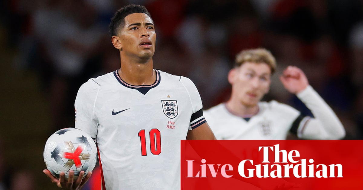 England v Spain: Nations League football – live